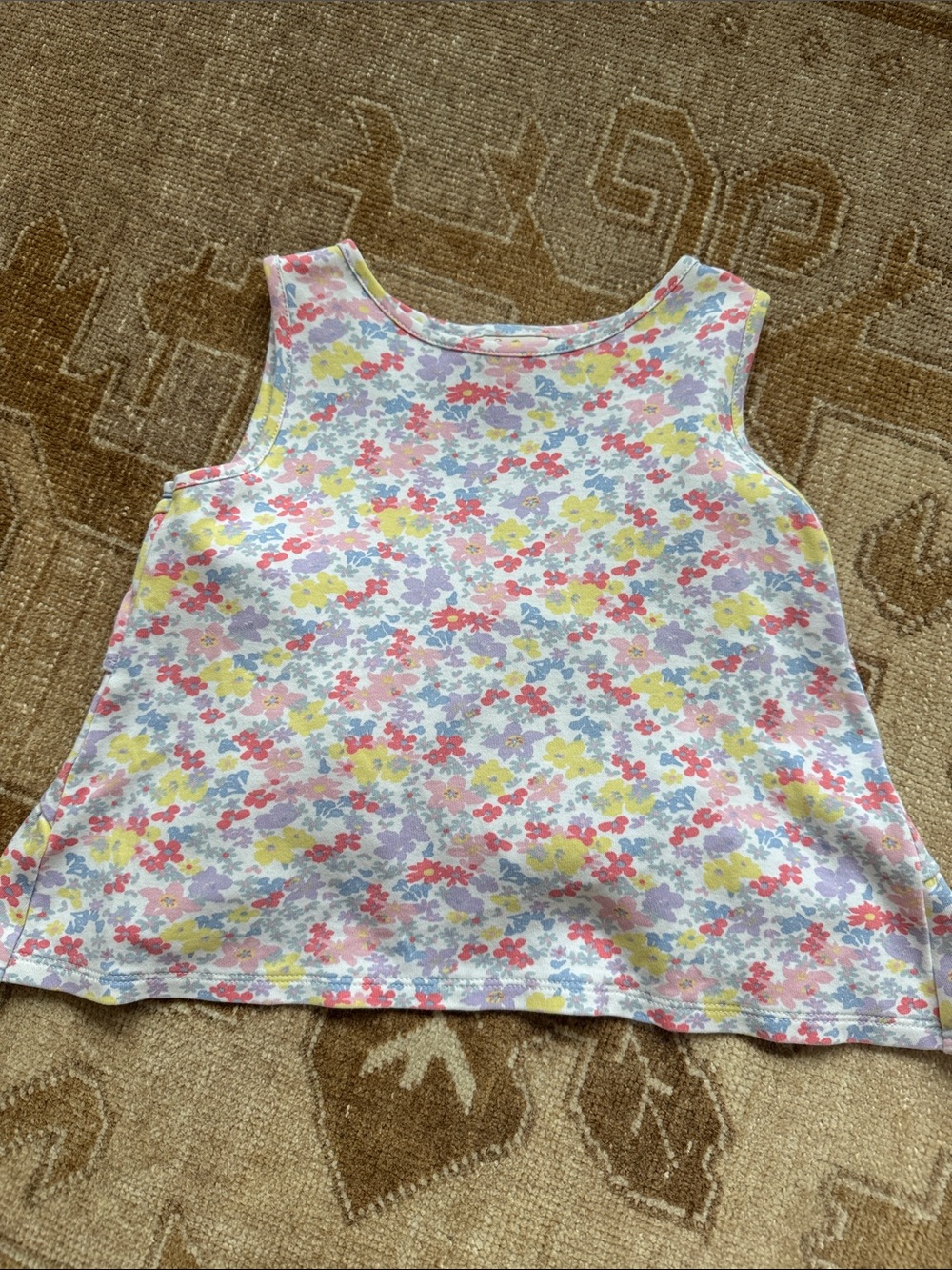 Beaufort Bonnet Floral Tank Top - Pastel Multicolor